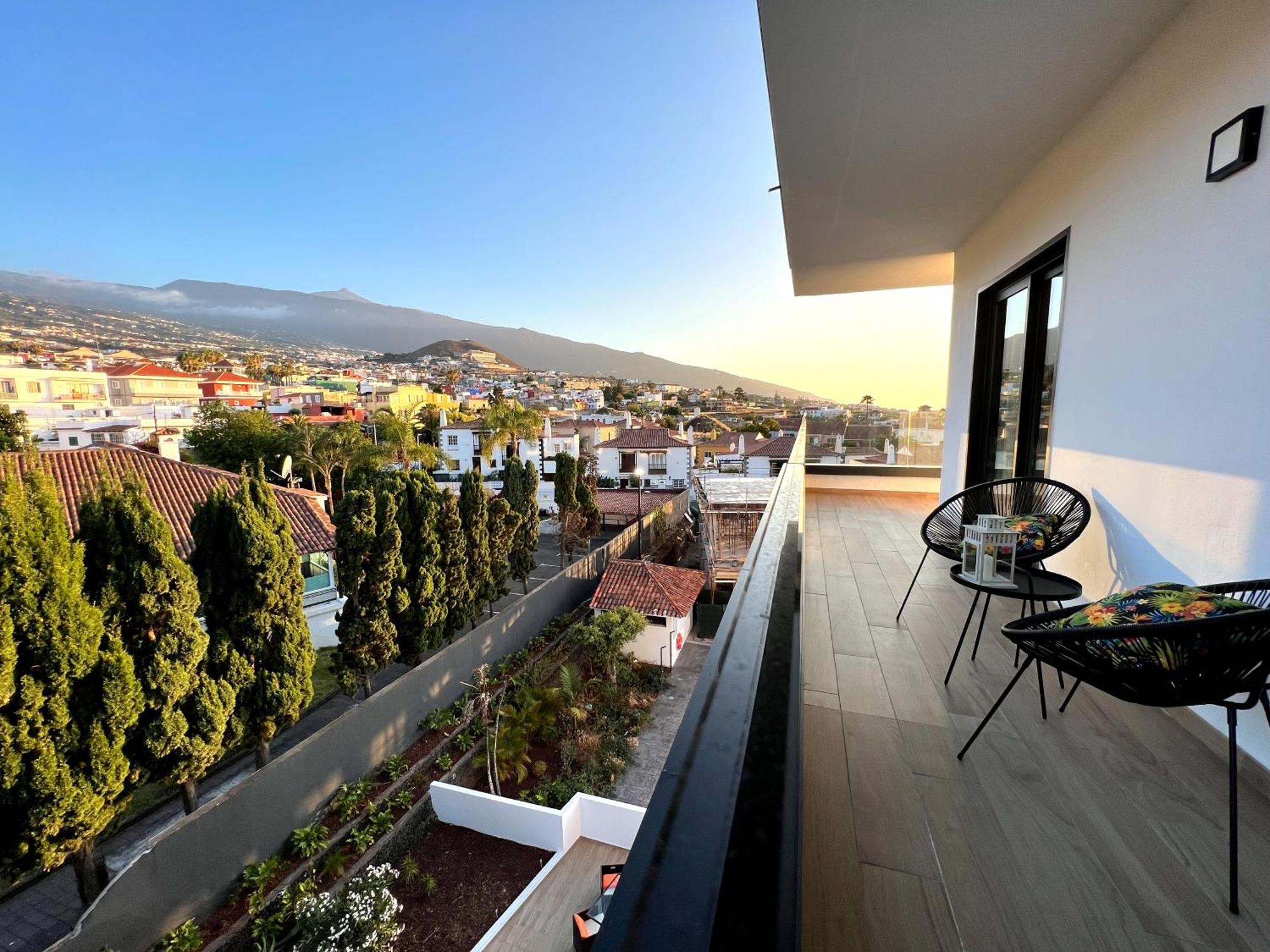 פוארטו דה לה קרוז Lujoso Apartamento Completo, Piscina, Terraza Con Vistas Al Teide מראה חיצוני תמונה
