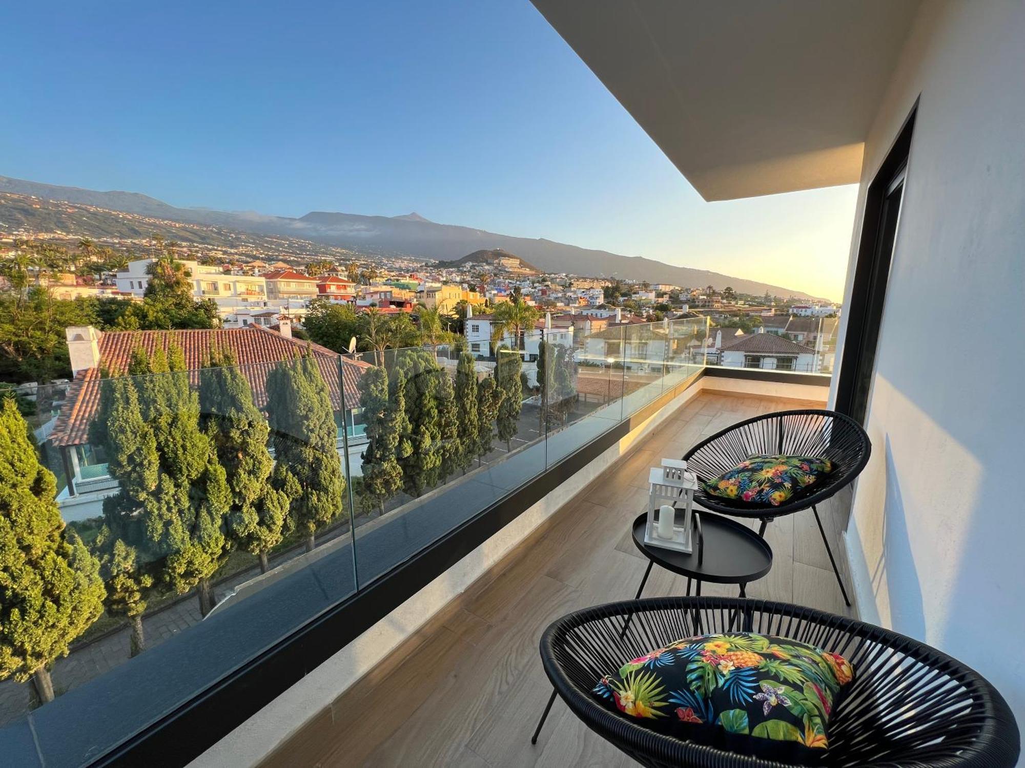 פוארטו דה לה קרוז Lujoso Apartamento Completo, Piscina, Terraza Con Vistas Al Teide מראה חיצוני תמונה